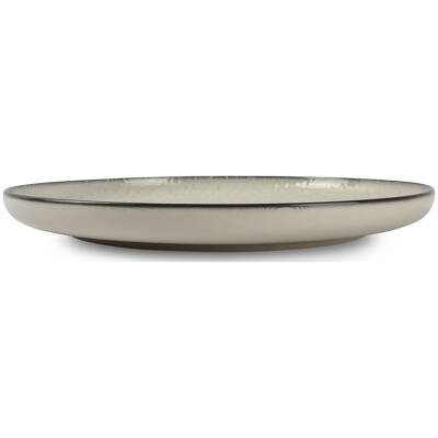 ONA Plat bord 27cm wit Gravel - detailfoto 1 | ONA