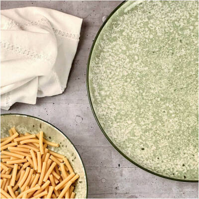 ONA Plat bord 27cm groen Gravel - detailfoto 2 | ONA