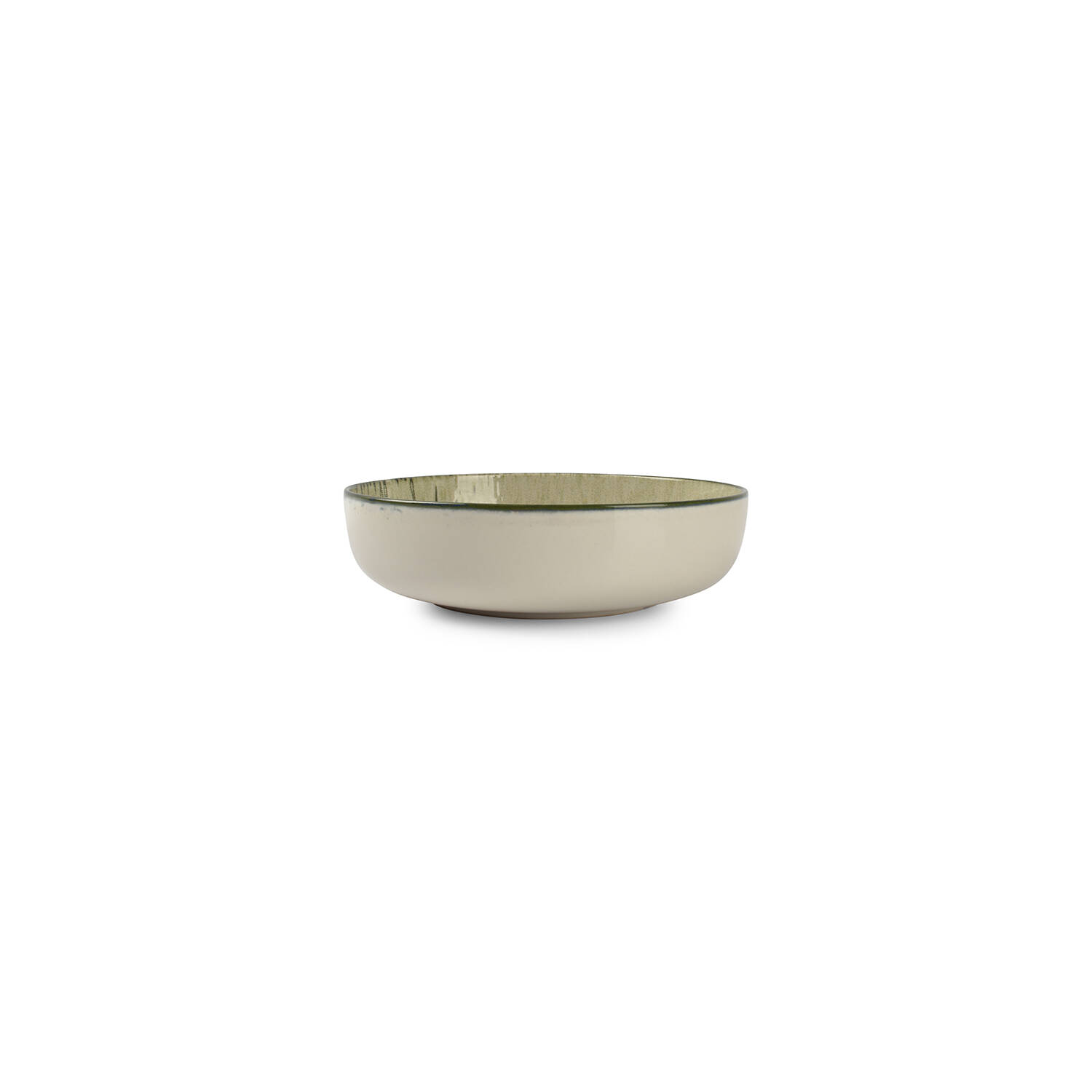 ONA Diep bord 18,5xH5cm groen Gravel 2 ONA Diep bord 18,5xH5cm groen Gravel - detailfoto 1 | ONA