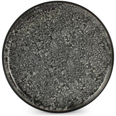 ONA Plat bord 20cm zwart Gravel | ONA