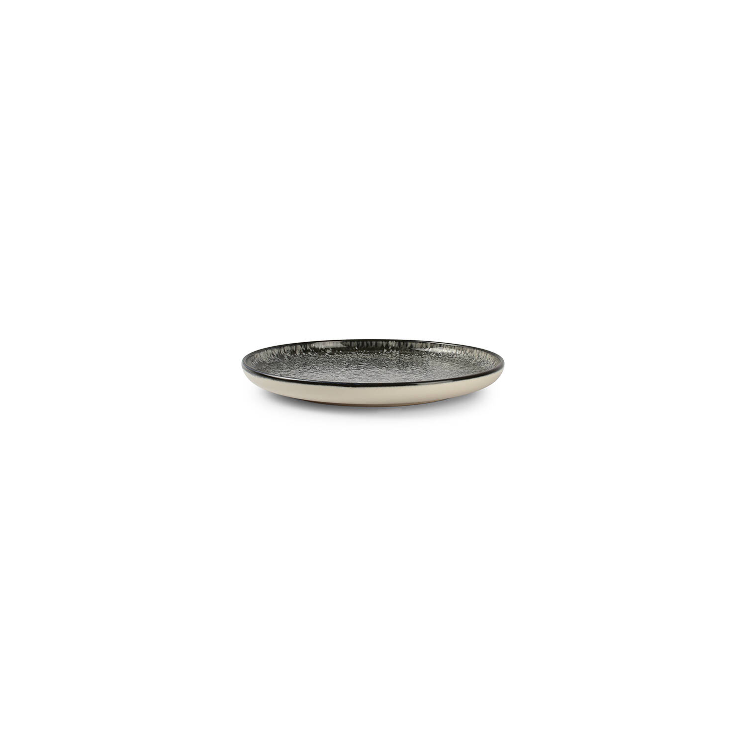 ONA Plat bord 20cm zwart Gravel 2 ONA Plat bord 20cm zwart Gravel - detailfoto 1 | ONA