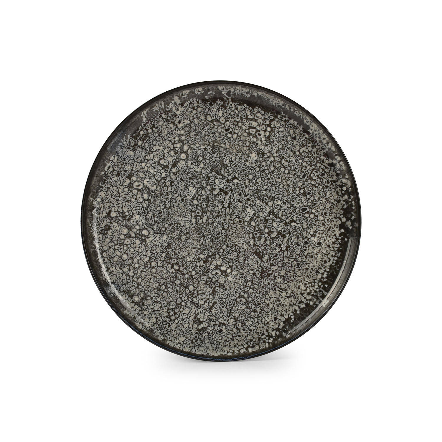 ONA Plat bord 27cm zwart Gravel 1 ONA Plat bord 27cm zwart Gravel | ONA