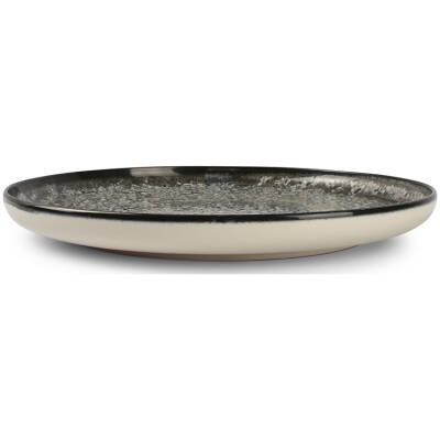 ONA Plat bord 27cm zwart Gravel - detailfoto 1 | ONA