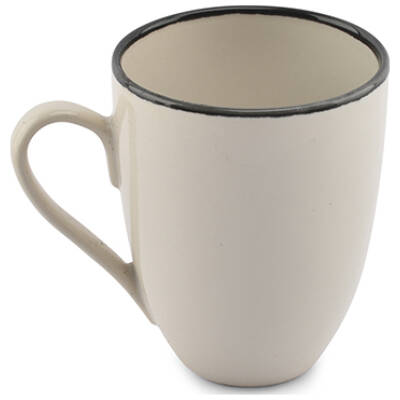 ONA Beker 35cl wit/zwart Gravel - detailfoto 1 | ONA