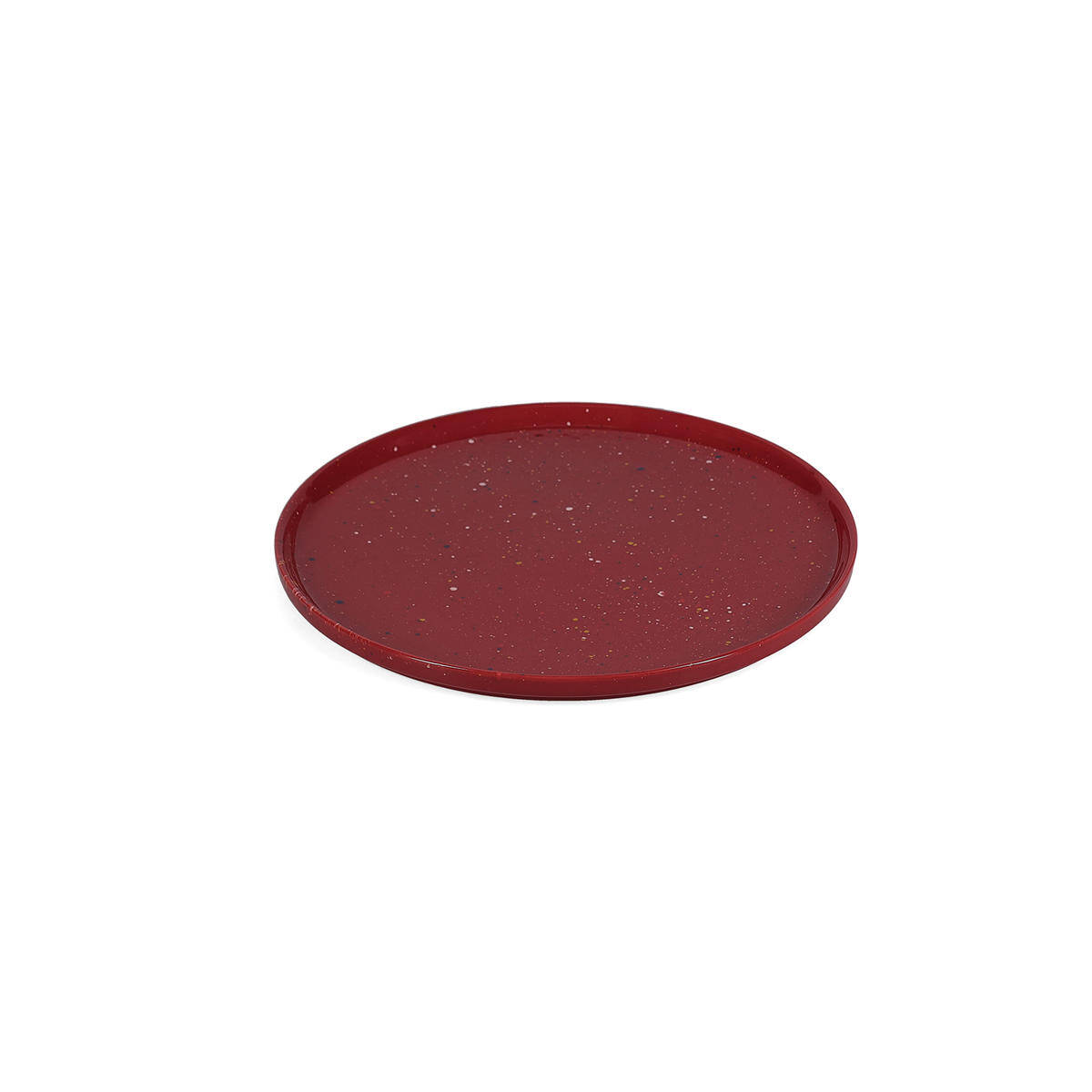 ONA Plat bord 25cm burgundy Fika 2 ONA Plat bord 25cm burgundy Fika - detailfoto 1 | ONA