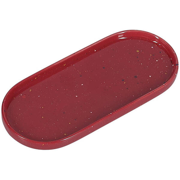 Keuken 5 ONA Serveerschaal 20x9cm burgundy Fika | ONA