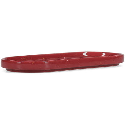 ONA Serveerschaal 20x9cm burgundy Fika - detailfoto 1 | ONA