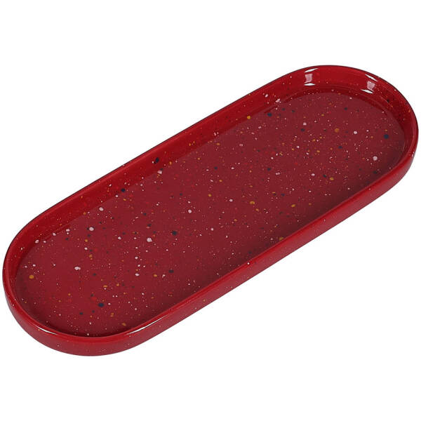 Keuken 9 ONA Serveerschaal 28,5x10cm burgundy Fika | ONA
