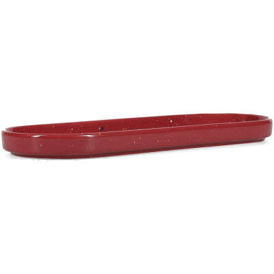 ONA Serveerschaal 28,5x10cm burgundy Fika - detailfoto 1 | ONA