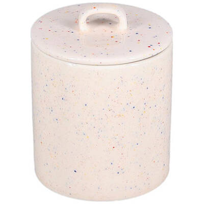 ONA Voorraadpot 11xH14,5cm met deksel beige Fika - detailfoto 1 | ONA