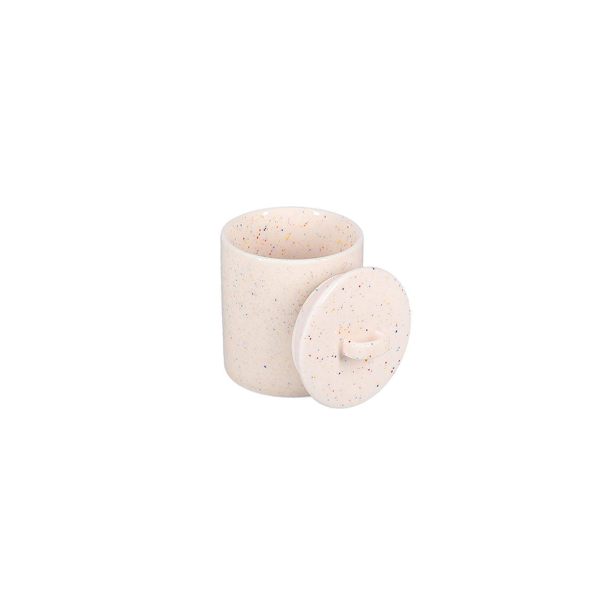 ONA Voorraadpot 11xH14,5cm met deksel beige Fika 3 ONA Voorraadpot 11xH14,5cm met deksel beige Fika - detailfoto 2 | ONA