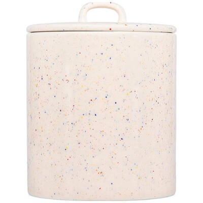 ONA Voorraadpot 14xH18cm met deksel beige Fika | ONA