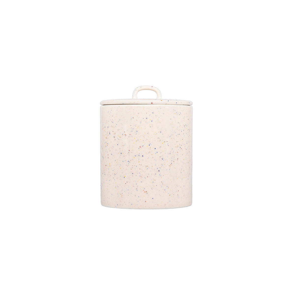 ONA Voorraadpot 14xH18cm met deksel beige Fika 1 ONA Voorraadpot 14xH18cm met deksel beige Fika | ONA