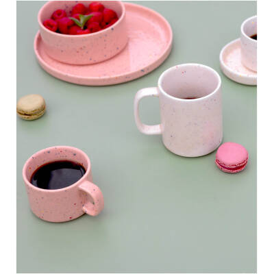 ONA Plat bord 20,5cm roze Fika - detailfoto 2 | ONA