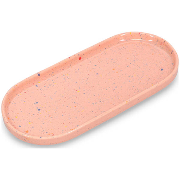 Keuken 12 ONA Serveerschaal 20x9cm roze Fika | ONA