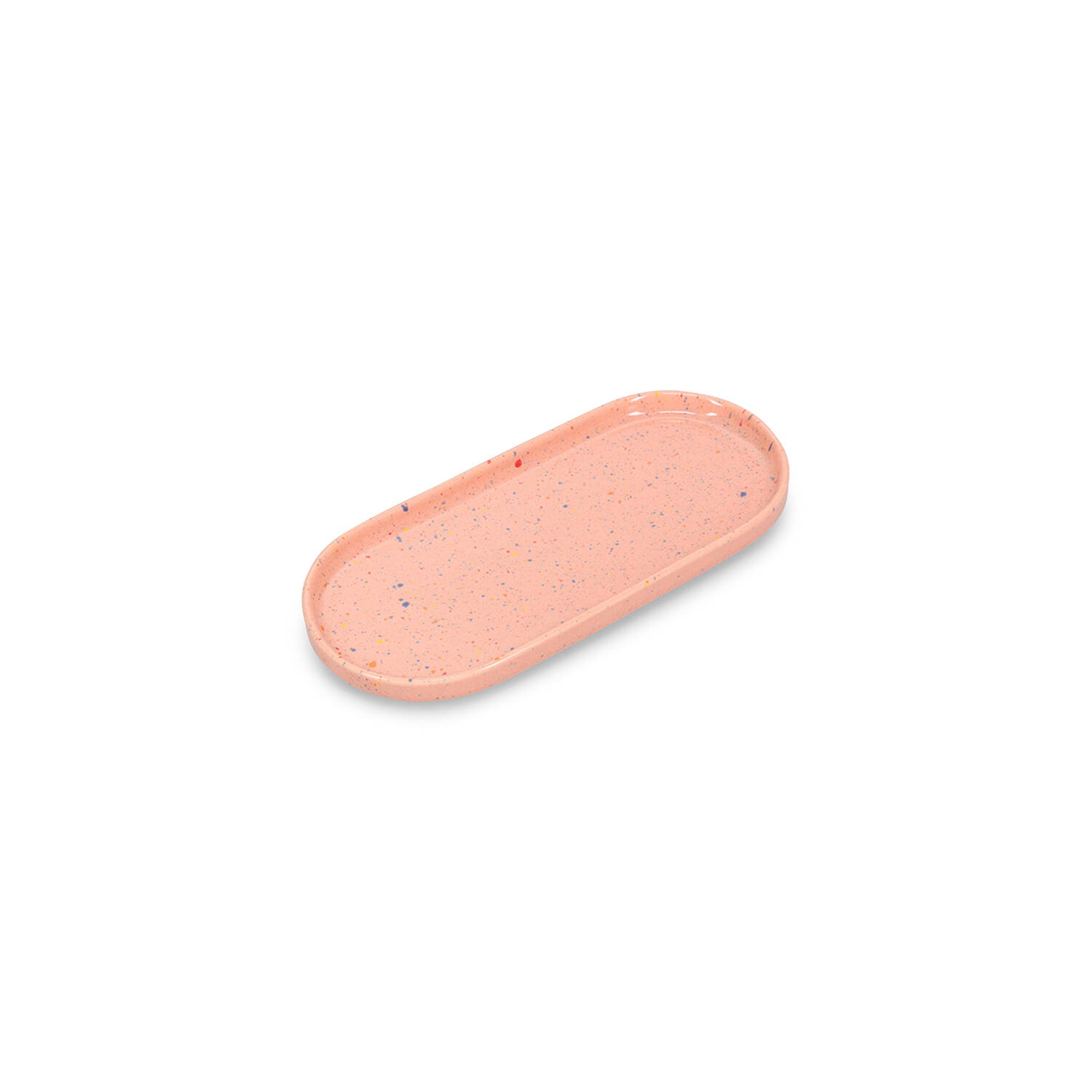 ONA Serveerschaal 20x9cm roze Fika 1 ONA Serveerschaal 20x9cm roze Fika | ONA