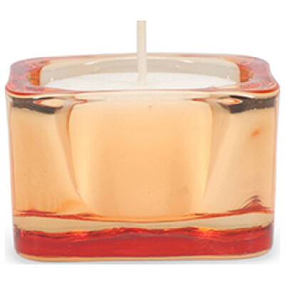 ONA Theelichthouder 5x5cm tangerine Mood - Set van 2 - detailfoto 1 | ONA