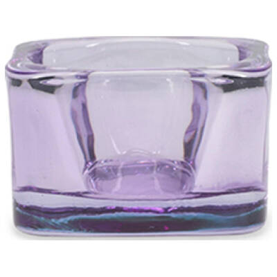 ONA Theelichthouder 5x5cm violet Mood - Set van 2 | ONA