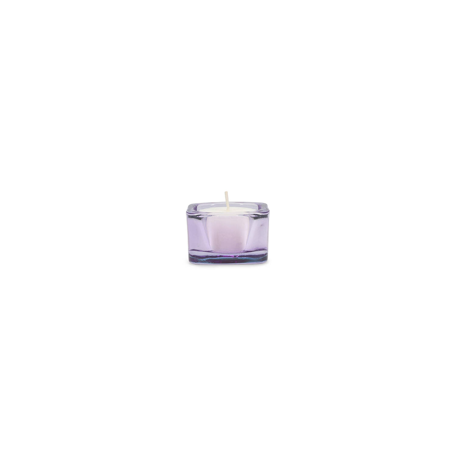 ONA Theelichthouder 5x5cm violet Mood - Set van 2 2 ONA Theelichthouder 5x5cm violet Mood - Set van 2 - detailfoto 1 | ONA