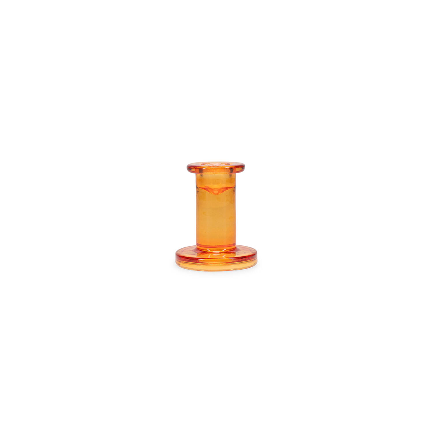 ONA Kandelaar H8cm tangerine Mood - Set van 2 1 ONA Kandelaar H8cm tangerine Mood - Set van 2 | ONA