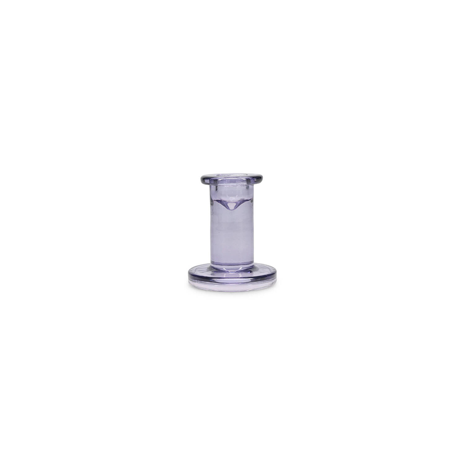 ONA Kandelaar H8cm violet Mood - Set van 2 1 ONA Kandelaar H8cm violet Mood - Set van 2 | ONA
