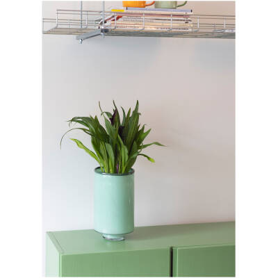 ONA Vaas 15xH26cm pistachio green Milo - detailfoto 2 | ONA