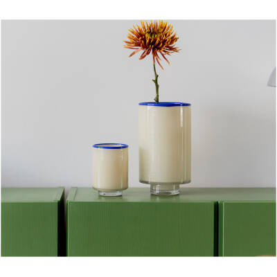 ONA Vaas 10,5xH14cm cream white Milo - detailfoto 4 | ONA