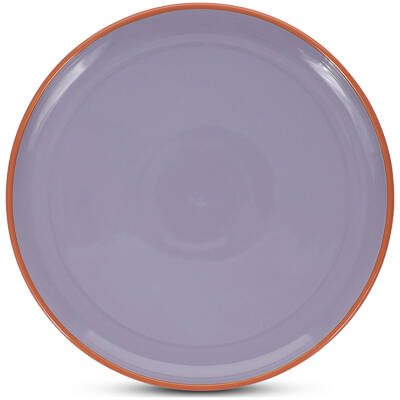 ONA Plat bord 26xH2,5cm paars/oranje Duo | ONA