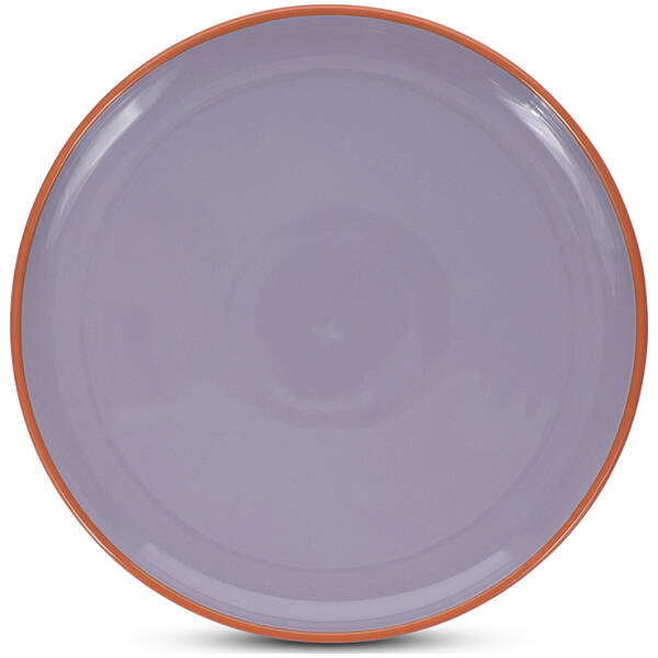 ONA Plat bord 26xH2,5cm paars/oranje Duo | ONA