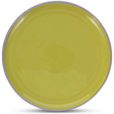ONA Plat bord 26xH2,5cm groen/paars Duo | ONA