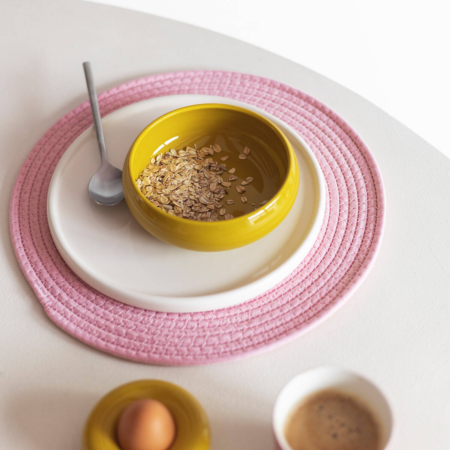 ONA Plat bord 20,5cm beige Billie 7 ONA Plat bord 20,5cm beige Billie - detailfoto 6 | ONA
