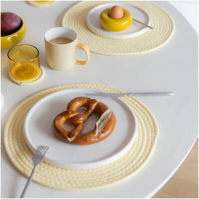 ONA Plat bord 26cm beige Billie - detailfoto 5 | ONA