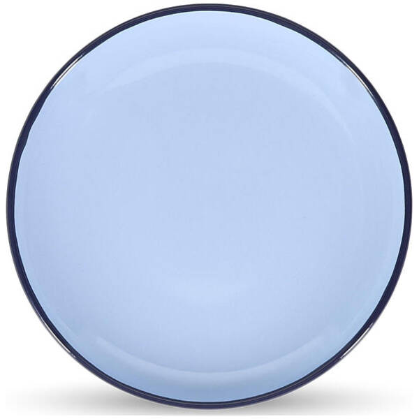 Keuken 10 ONA Plat bord 18xH2,5cm blue Duo | ONA