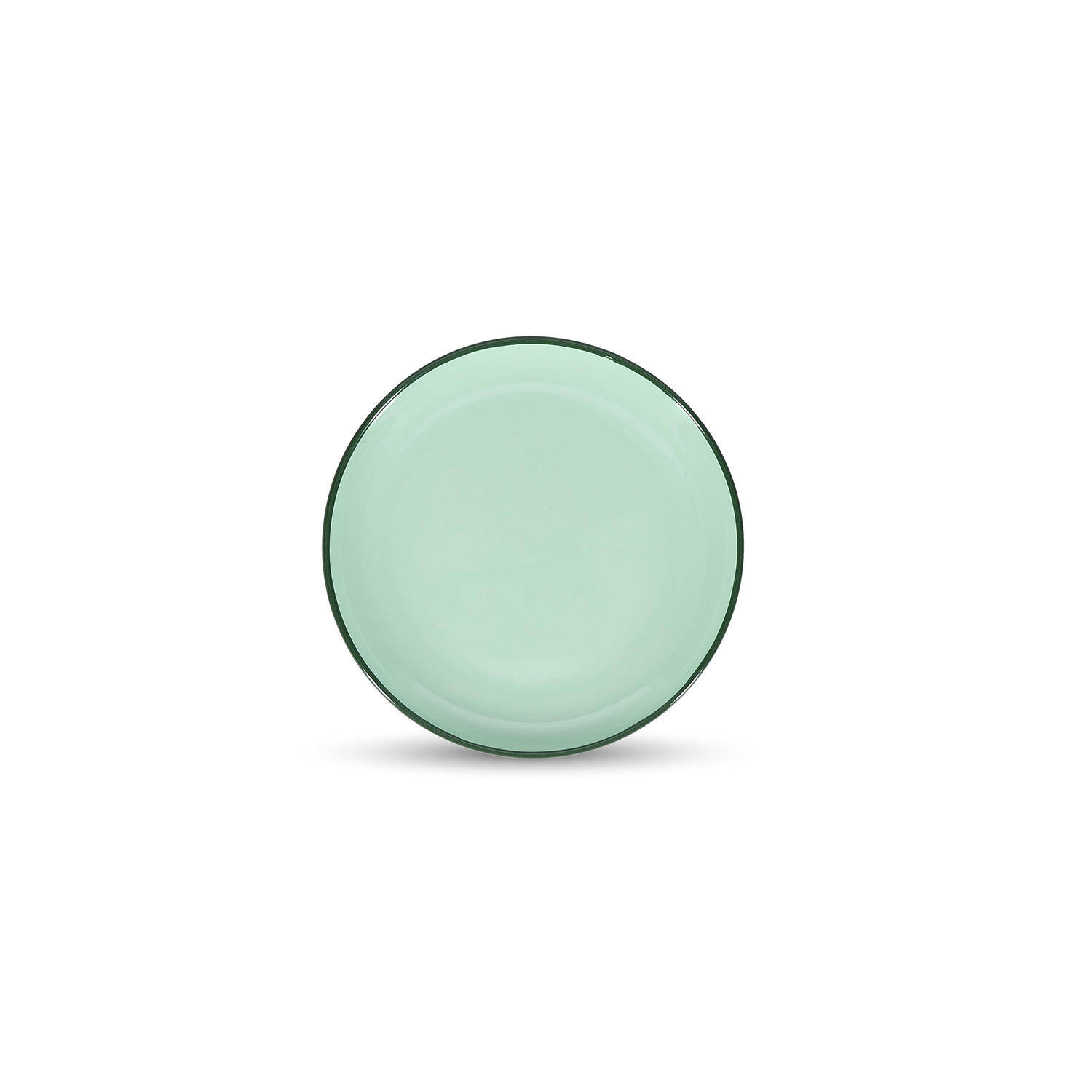 ONA Plat bord 18xH2,5cm green Duo 1 ONA Plat bord 18xH2,5cm green Duo | ONA