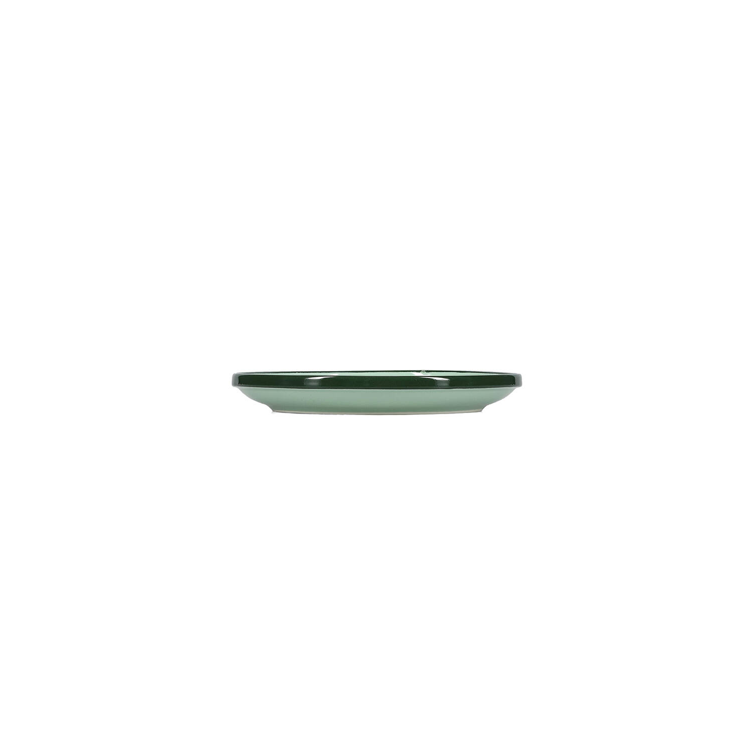 ONA Plat bord 18xH2,5cm green Duo 3 ONA Plat bord 18xH2,5cm green Duo - detailfoto 2 | ONA