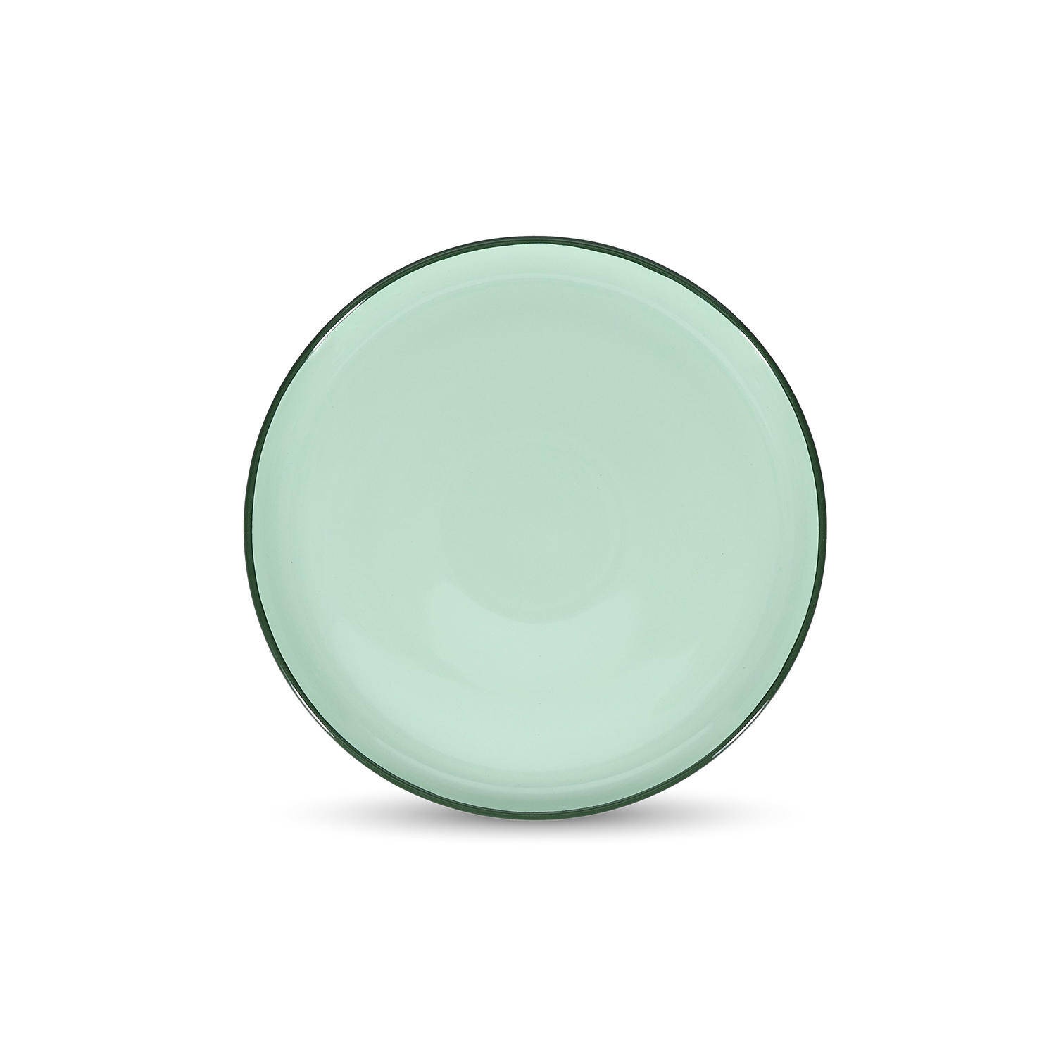 ONA Plat bord 26xH2,5cm green Duo 1 ONA Plat bord 26xH2,5cm green Duo | ONA