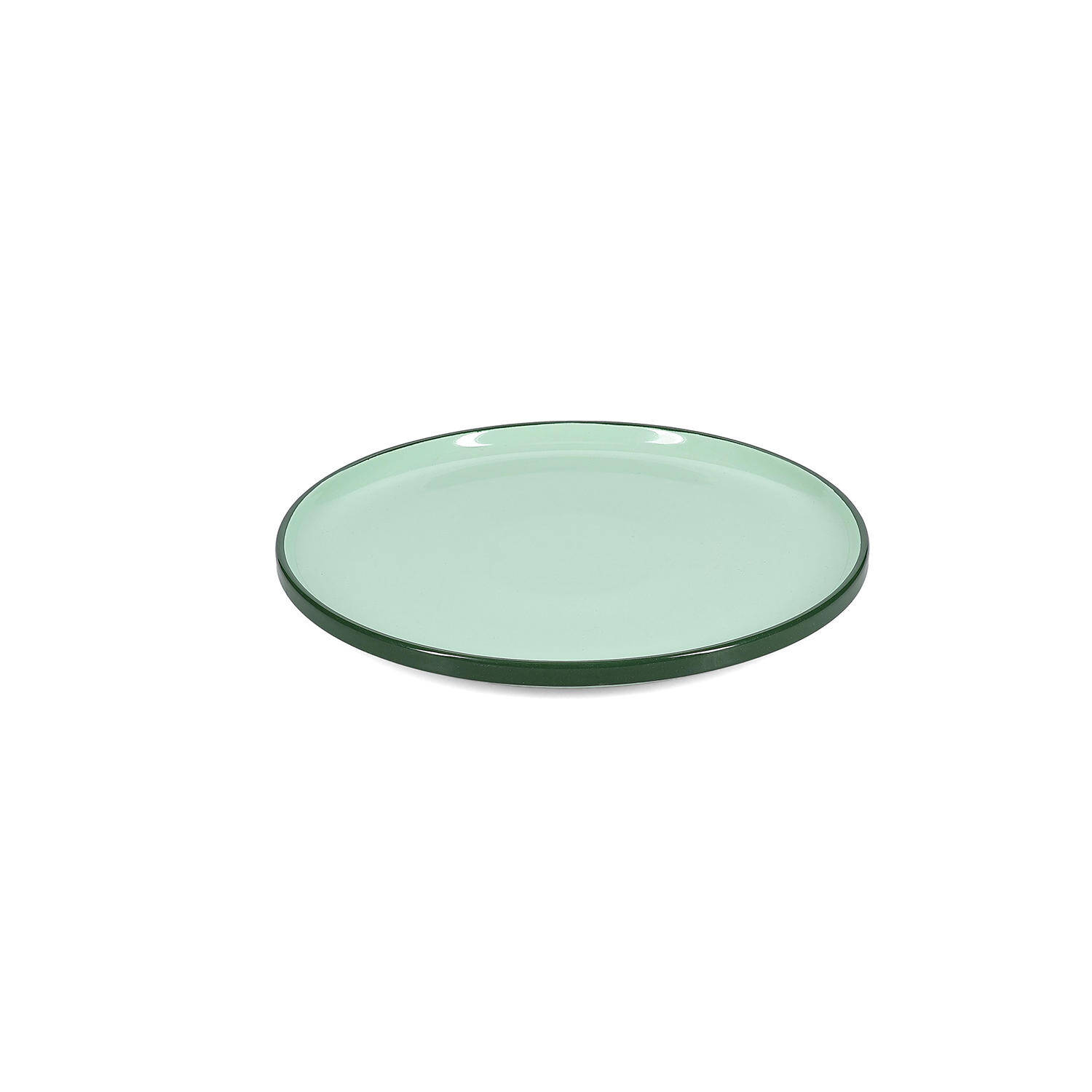 ONA Plat bord 26xH2,5cm green Duo 2 ONA Plat bord 26xH2,5cm green Duo - detailfoto 1 | ONA