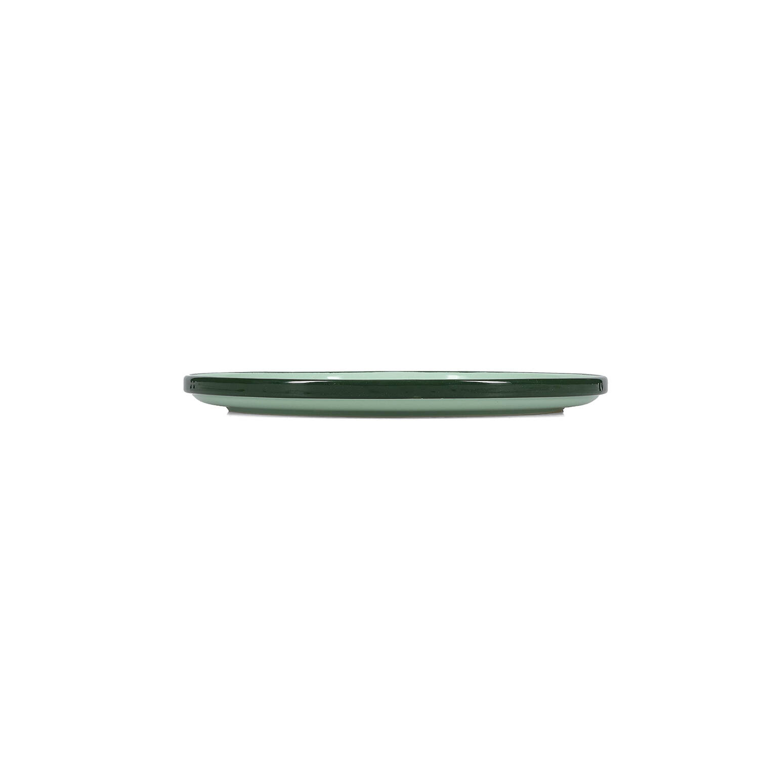 ONA Plat bord 26xH2,5cm green Duo 3 ONA Plat bord 26xH2,5cm green Duo - detailfoto 2 | ONA
