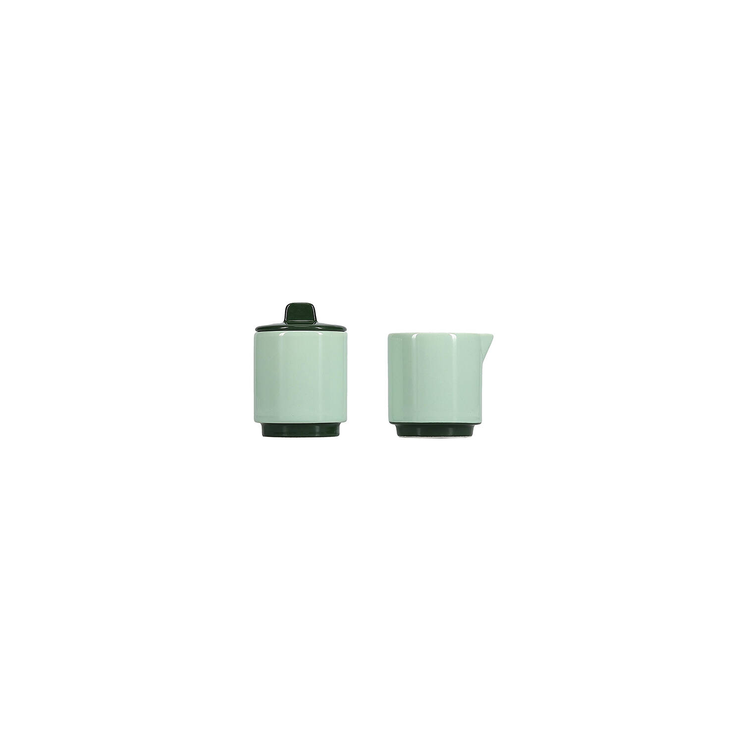 ONA Melkkan en suikerpot 13cl green Duo 1 ONA Melkkan en suikerpot 13cl green Duo | ONA