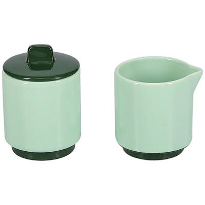 ONA Melkkan en suikerpot 13cl green Duo - detailfoto 1 | ONA