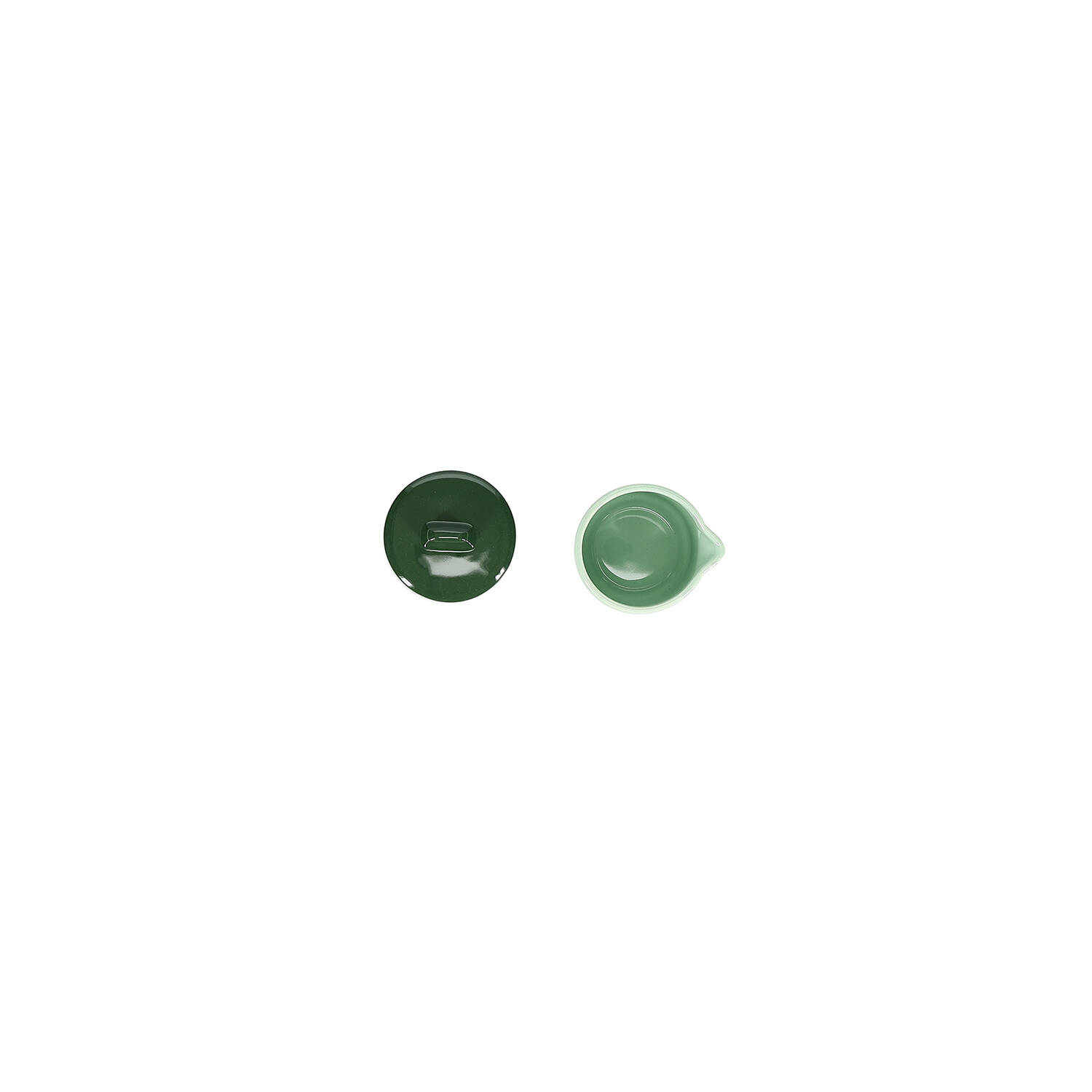 ONA Melkkan en suikerpot 13cl green Duo 3 ONA Melkkan en suikerpot 13cl green Duo - detailfoto 2 | ONA