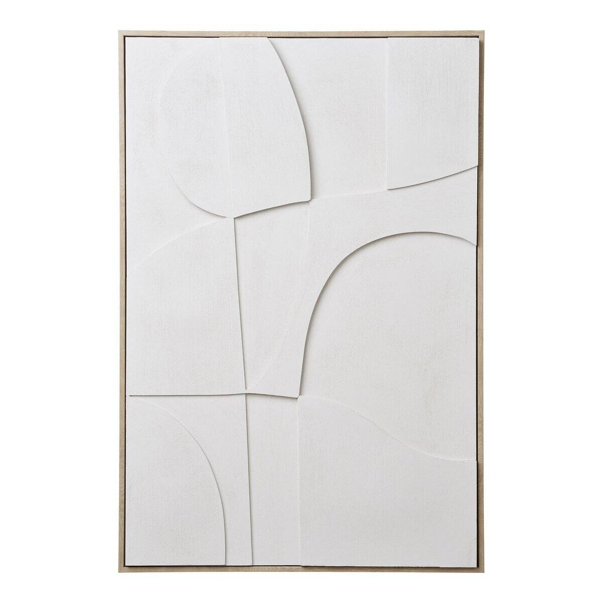 Madeline reliëf wanddecoratie wit – 60 x 90 cm - House Nordic 1 Madeline reliëf wanddecoratie wit – 60 x 90 cm - House Nordic