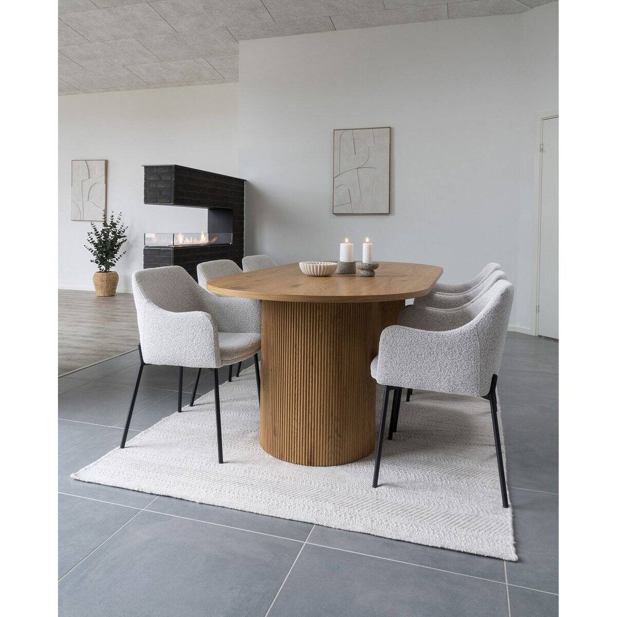 Madeline reliëf wanddecoratie wit – 60 x 90 cm - House Nordic 4 Madeline reliëf wanddecoratie wit – 60 x 90 cm - House Nordic