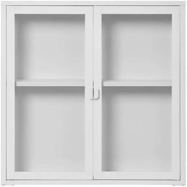 Brisbane hangende vitrinekast - 80x18x80 cm - wit - House Nordic