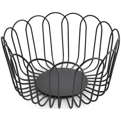 ONA Draadmand 19xH10cm zwart Flores - detailfoto 1 | ONA