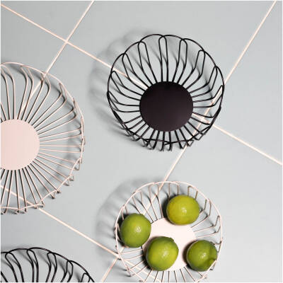 ONA Draadmand 19xH10cm zwart Flores - detailfoto 2 | ONA