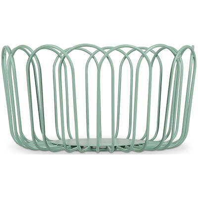 ONA Draadmand 19xH10cm groen Flores | ONA
