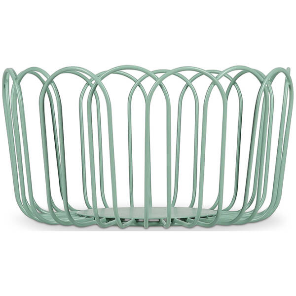 ONA Draadmand 19xH10cm groen Flores | ONA