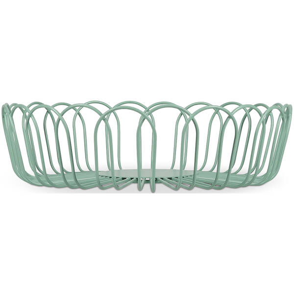 Keuken 16 ONA Draadmand 26,5xH7,5cm groen Flores | ONA