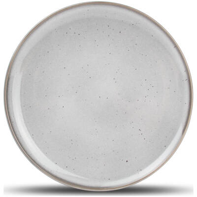 ONA Plat bord 19,5cm grijs Freckles | ONA